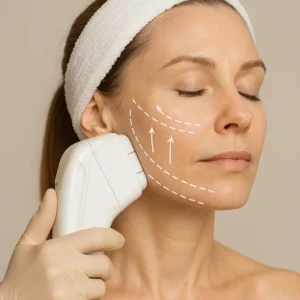 Woman having HI-FU to reduce wrinkles call LA LIPO Greater London (Haringey) Now!