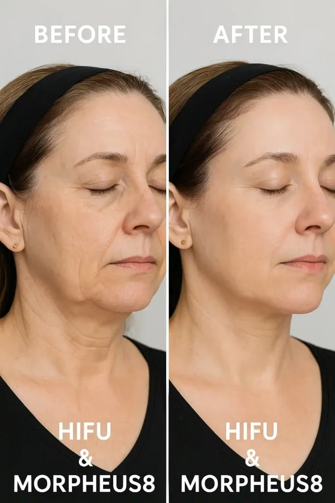 HIFU & Morpheus8 treatment results Greater London (Haringey) - book in today!