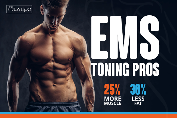 Image of man with sculpted stomach showing the fat loss and muscle gain of LA-EMS Body Sculpting Treatment Greater London (Haringey)