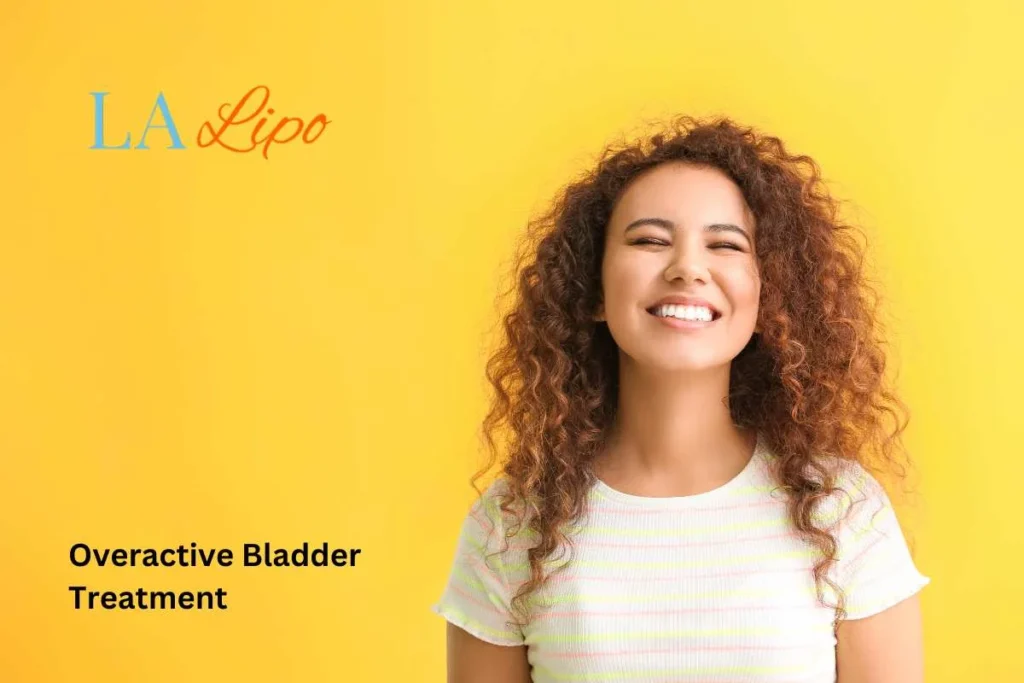 woman smiling about overactive bladder treatment Greater London (Haringey) solutions