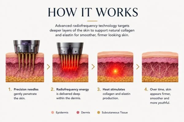 Diagram of how Collagen Lift Therapy Greater London (Haringey) works