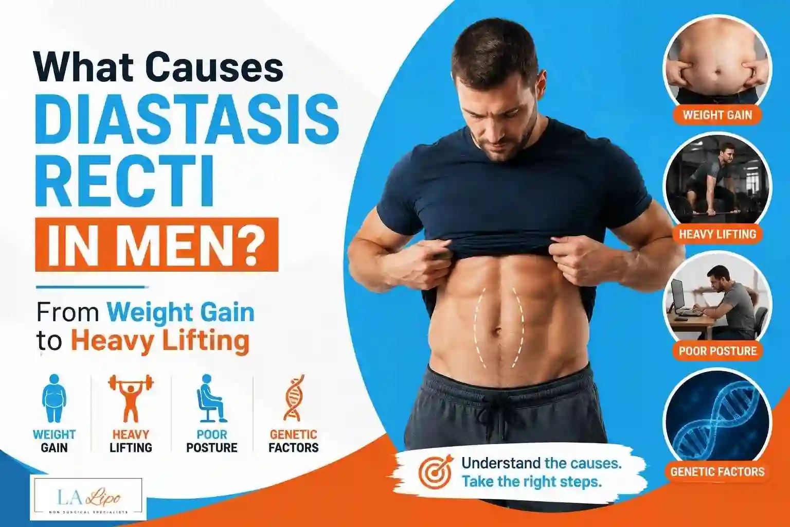 What Causes Diastasis Recti in Men? From Weight Gain to Heavy Lifting Greater London (Haringey)
